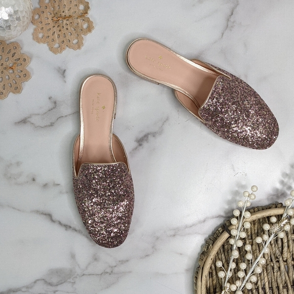 kate spade Shoes - Kate Spade Glitter Gowan Mule